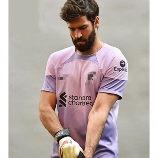 เสื้อกีฬาแขนสั้น ลายทีมชาติฟุตบอล Liverpool Fans Issues -2022/23 สีม่วง ไซซ์ S-3XL