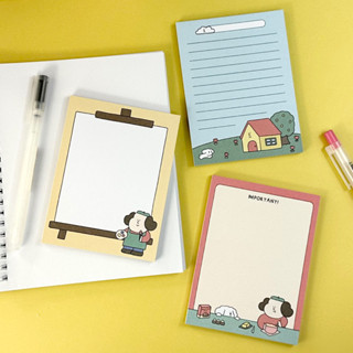 Bringhome Memopad 9*12 cm สมุดฉีก สำหรับจดโน๊ต (40 แผ่น)