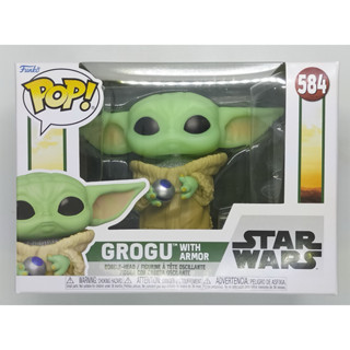 Funko Pop Star Wars The Book of Boba Fett -  Grogu with Armor #584