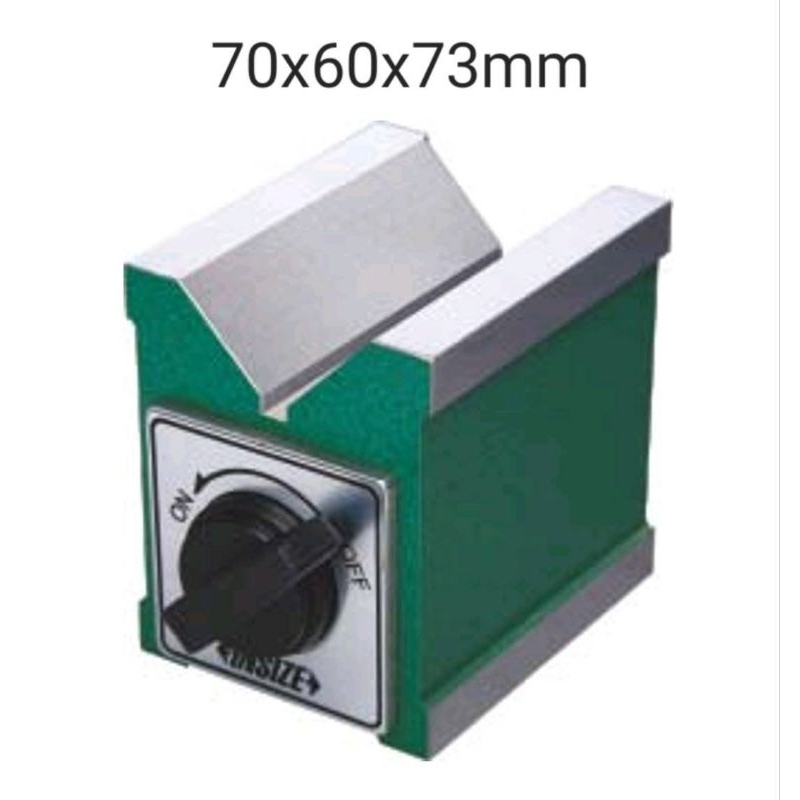 วี-บล็อคแม่เหล็ก 70x60x73mm Magnetic V-Block INSIZE อินไซส์ รุ่น 6890-702