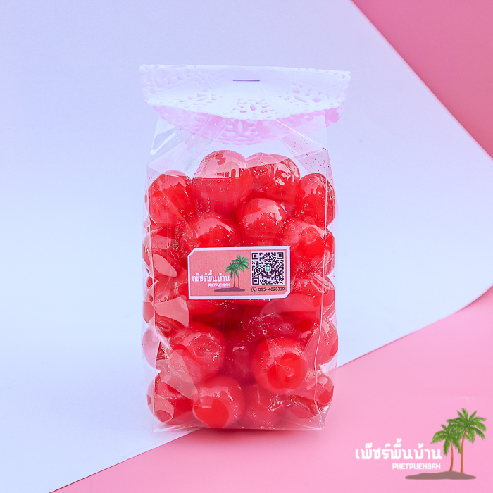 เชอรี่แช่อิ่ม ผลใหญ่ หวาน กรอบ อร่อย ไม่เหม็นยา 💝《เจ》