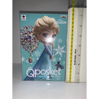 Qposket Disney Characters : Disney Frozen - Elsa (B) แท้ มือ 1 มุมกล่องบุบเล็กน้อย