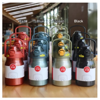 กระบอกน้ำเก็บความเย็น กระบอกน้ำ 1.0L และกระบอกน้ำ 600ML ถ้วยน้ำความจุขนาดใหญ่  กระบอกน้ำเก็บอุณหภูมิ