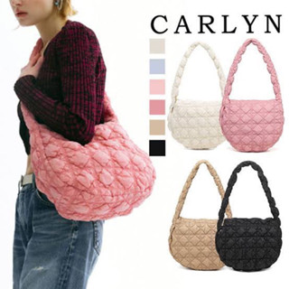 (พร้อมส่ง) กระเป๋า Carlyn soft L bag สี Ivory/Black/Rosepink ของแท้💯