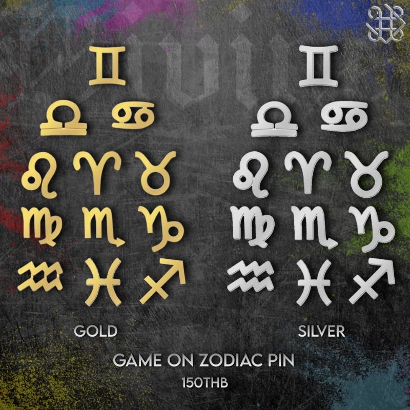 Zodiac Pin//Game On Collection Divine by Gemini