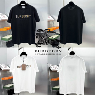 BURBERRY Unisex T-shirts 🖤🤍 เสื้อยืด BURBERRY 🏷️ Hiend 1:1 Cotton 💯 ส่งจากไทย 🇹🇭ร้านค้าจัดส่งไว