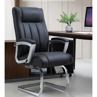 GoodLuck เก้าอี้สำนักงาน ขาเหล็กหมุนได้ เก้าอี้ผู้บริหาร Furniture Office chair ch162