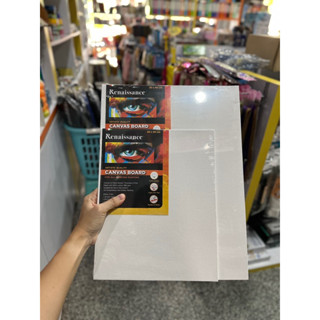 Renaissance แคนวาสบอร์ดแบบบาง 280gsm ขนาด 3มม. 24*30(A4) และ 30*40(A3)