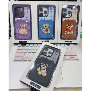 เคส JANESPER เสียบบัตรงานน้องหมีปัก iPhone 14pro 14promax