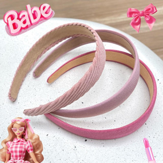 MISSGIRL - Pinky hair band 🏰 ที่คาดผมบาร์บี้, ที่คาดผมสีชมพู