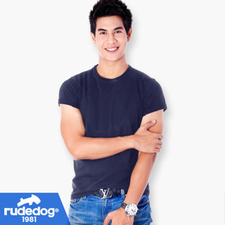 rudedog เสื้อยืดรุ่น Clear สีกรมท่า