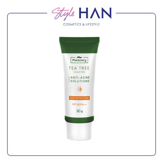 Plantnery Tea Tree Sunscreen Acne Oil Control SPF 50 PA+++ ครีมกันแดดป้องกันแสงแดดและลดสิว (EXP.24/11/2025)