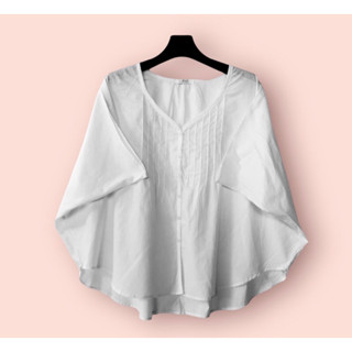 เสื้อค้างคาวกระดุมหน้า แขนเลย