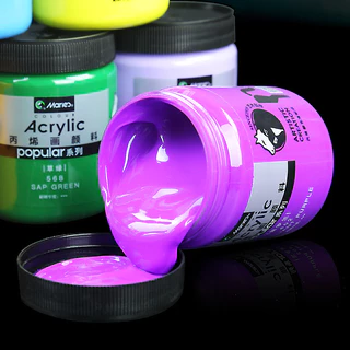 Marie's สีอะคริลิค สีอะคริลิคตรามารีส์ Oliver's Art สีอะคริลิค 300 ml สีสีสำหรับเด็กและผู้ใหญ่สำหรับผ้า/เสื้อผ้า/เล็บ/ผ้