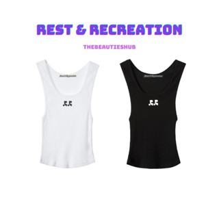 พรีออเดอร์ - Rest and Recreation เสื้อกล้ามสีดำ สีขาว