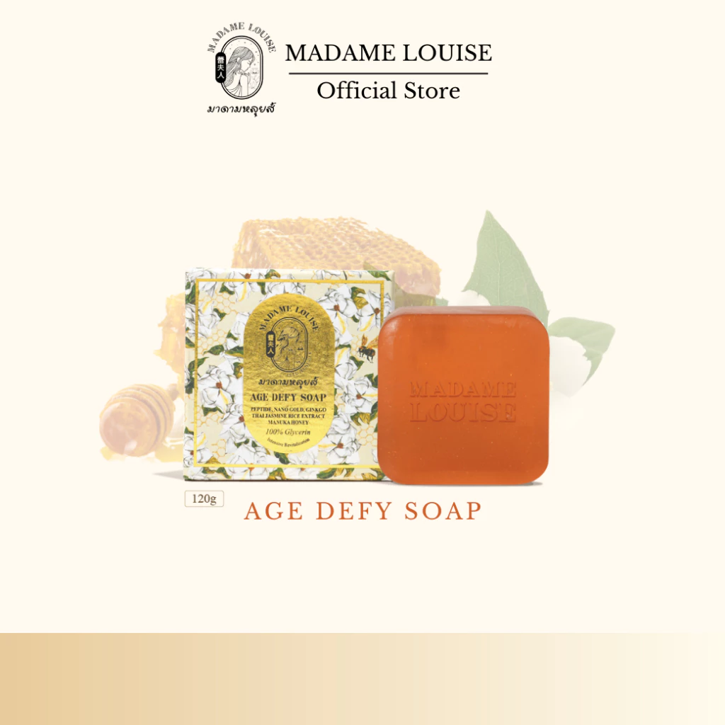 AGE DEFY SOAP สบู่สูตรฟื้นฟูผิวอย่างเข้มข้นเพื่อการย้อนวัย ขนาด 120 กรัม