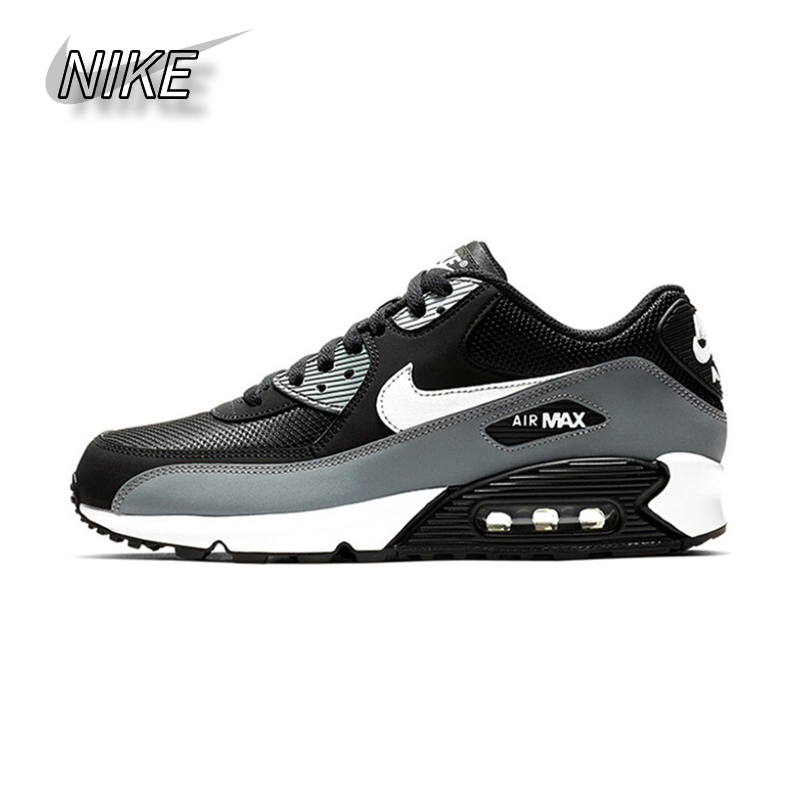 Nike AIR Max 90 Essential Low Top Black White Grey รองเท้าผ้าใบ ของแท้ 100%