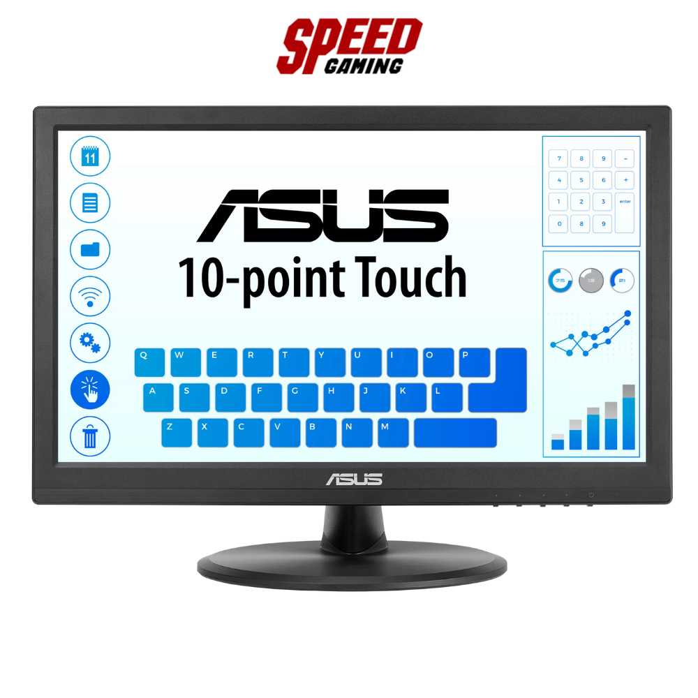 ASUS VT168HR MONITOR (จอมอนิเตอร์) 15.6" TN HD 60 Hz TOUCH / By Speed Gaming
