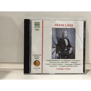 1 CD MUSIC  ซีดีเพลงสากล    LISZT PIANO MUSIC VOLUME 1    (A3J31)