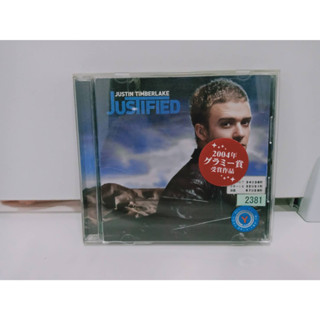 1 CD MUSIC ซีดีเพลงสากล JUSTIN TIMBERLAKE JUSTIFIED  (A15E32)