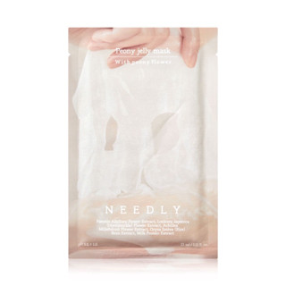 NEEDLY Peony Jelly Mask 33ml นีดลี่ ชีทมาสก์ เพื่อความกระจ่างใส.