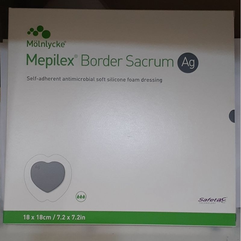 Mepilex Border sacrum AG ขนาด18×18cm(ราคาต่อแผ่นครับ)