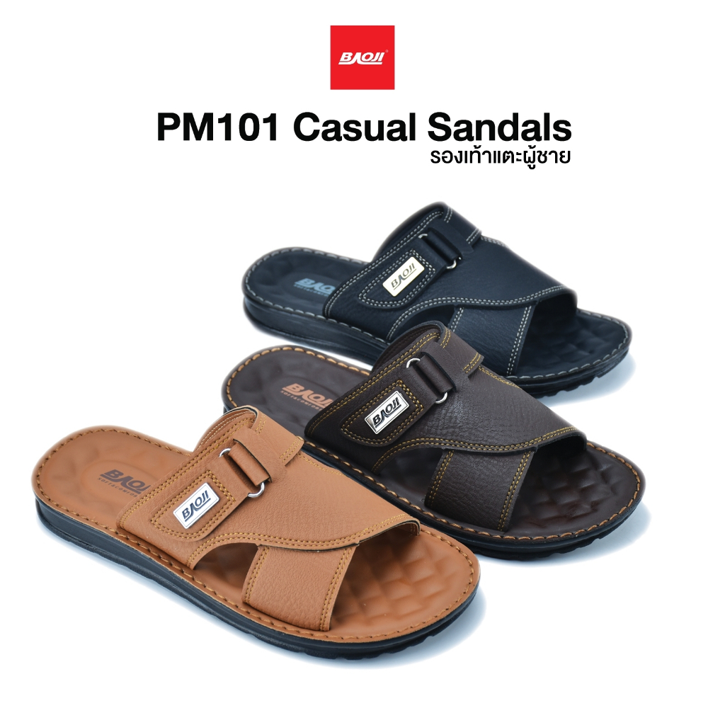 [ลด30% เก็บโค้ด 2509FASHDD] Baoji PM101 Casual Sandals NEA รองเท้าแตะ ผู้ชาย บาโอจิ แท้