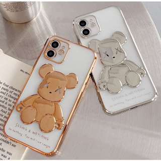 เคสใสน้องหมี สุดน่ารัก รุ่น iphone ไอโฟน เคสใส เคสยาง TPU