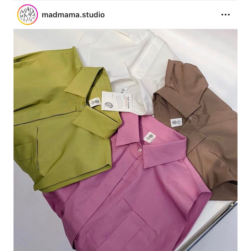 MAD MAMA - Puff Puff Crop Top