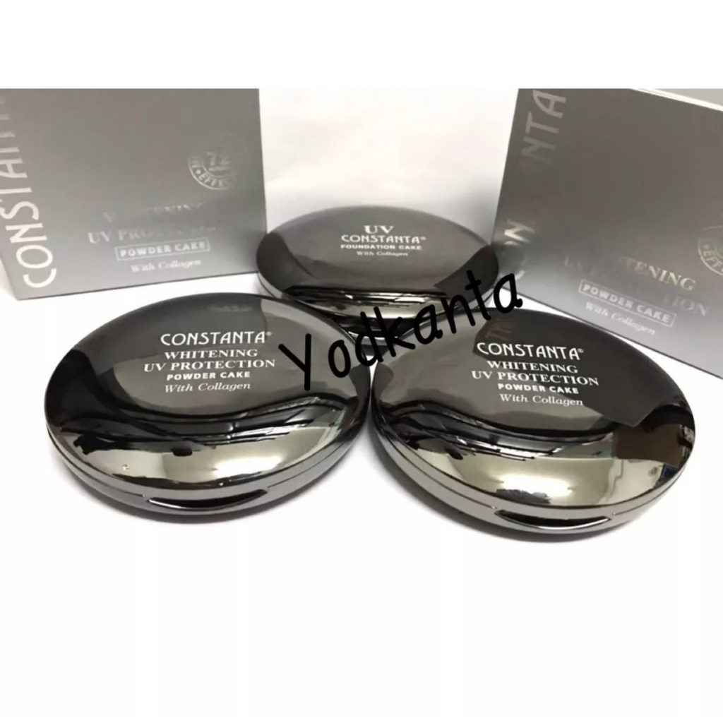 Constanta เบอร์ 01,02,03,04 UV Foundation Cake แป้งพัฟ คอลลาเจน