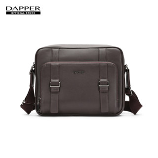 DAPPER กระเป๋าสะพายข้าง Double Buckle Crossbody Bag สีน้ำตาล (BM4E1/1205)