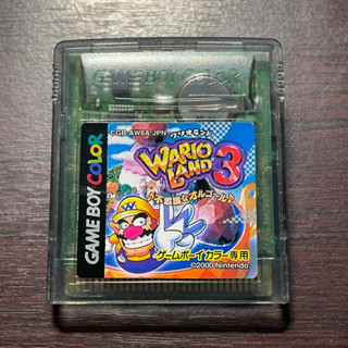 ตลับแท้ Wario Land 3 (JP) GBC