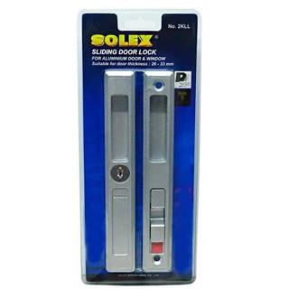 กุญแจบานเลื่อน SOLEX 2KLL สีขาว FLUSH PADLOCK SOLEX 2KLL WHITE