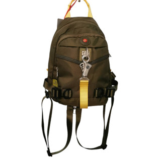 กระเป๋าเป้ ยุทธวิธี TOUGH ARMY #5539 สีเขียวขี้ม้าและสีดำ Daily Backpack Crossbody Bag