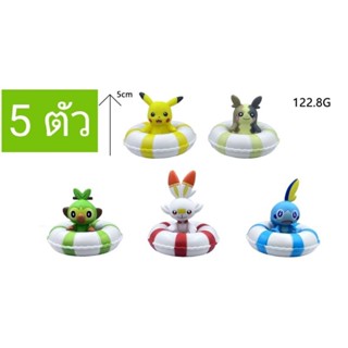 โมเดลโปเกมอน Pokemon เซ็ต 5 ตัว โปเกม่อน