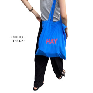 HAY TOTE BAG BLUE 🪣〰️