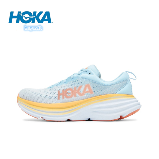 HOKA  BONDI 8 light blue ของแท้ 100%