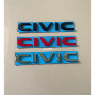 โลโก้CIVIC FE ขนาด 15cm.x2.2cm. ปี2021-2023 ราคาต่อชิ้น