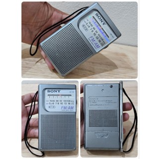 Sony ICF-P21 วิทยุ FM/AM Radio ใช้งานปกติ พิจารณาภาพ/VDO