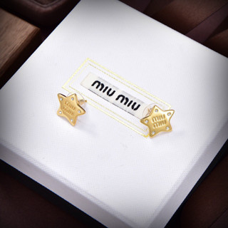 ต่างหู MIU(ทอง) เกรด VIP ใช้สลับ💯พร้อมส่ง