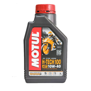 น้ำมันเครื่อง Motul H-TECH100 10W40 ขนาด 1 ลิตร น้ำมันเครื่องสังเคราะห์แท้100%