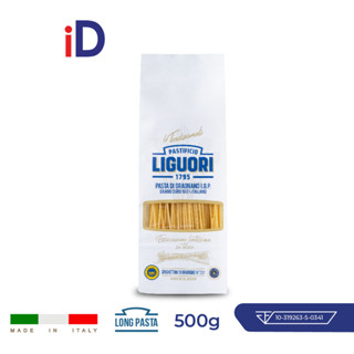 Pastificio Liguori Spaghettoni di Gragnano n°201 Long Pasta 500g - Pasta di Gragnano I.G.P. พาสต้าอิตาลี่ พาสต้าเส้นยาว