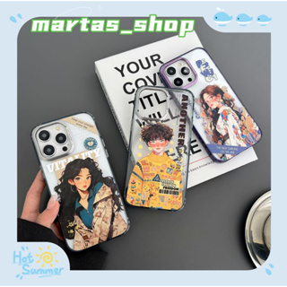 ❤️ส่งของขวัญ❤️ เคสไอโฟน 11 12 13 14 Pro Max ความนิยม สไตล์คู่รัก แฟชั่น ฤดูร้อน เรียบง่าย Case for iPhone สาวน่ารักหัวใจ