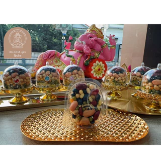 BC01-3 ของไหว้พระพิฆเนศแบบกระปุกแต่งคริสตัล (แถมฟรีกำยาน 1 ชิ้นเฉพาะพาน) S1-3,4