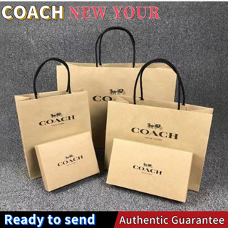 พร้อมส่ง🌟แท้ 💯%Coach Gift bag ถุงของขวัญ