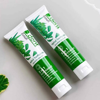 ยาสีฟันสมุนไพรดี.เดนท์ เฮอร์เบิล ทูธเพสท์ D.DENT HERBAL TOOTHPASTE ดูแลครบจบทุกปัญหาช่องปาก