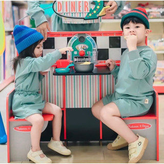 ชุดเด็ก ชุดพี่น้อง เซตแขนยาวขาสั้น เด็กญี่ปุ่นเกาหลี น่ารักคิวท์มากๆ ไม่ร้อน