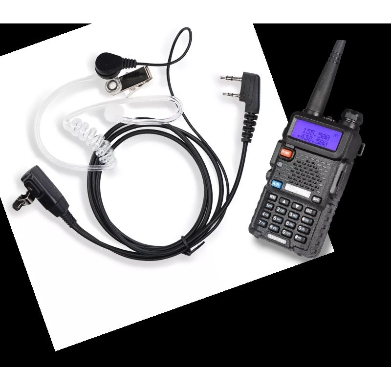 *ของในไทย*หูฟัง Mic FBI วิทยุสื่อสาร Kenwood BAOFENG UV5R,M-5RIC-V90,UV95,UV97T SPENDER COMMANDER AL