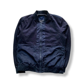 Zara Man Navy Blues Bomber Jacket รอบอก 42”