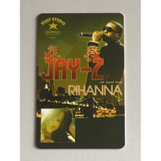 บัตรแข็งคอนเสิร์ต “JAY-Z AND RIHANNA BLOCK PARTY 2006” ของสะสม(ใช้เข้าคอนเสิร์ตไม่ได้) ของหายาก ราคา 499 บาท